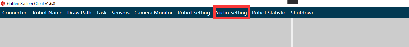 audio control ui