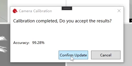 calibration result